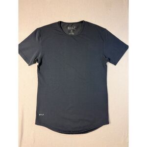 BYLT Premium Basics Drop-Cut Lux T-Shirt Men's Small Navy Crew Neck